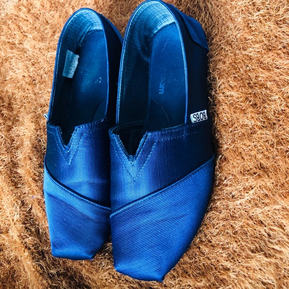 Bobs navy memory foam slip on - Picture 2 of 6
